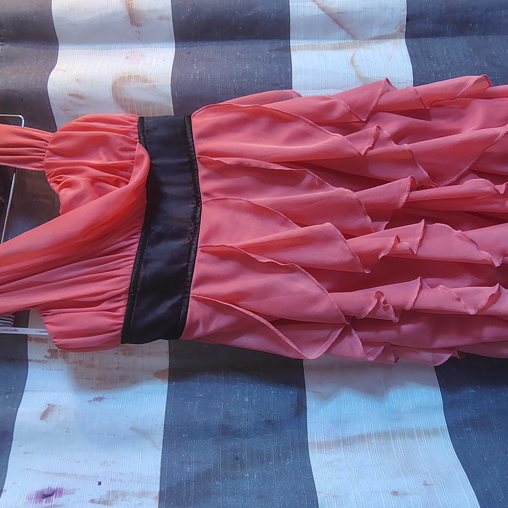 Elegant Pink Ruffled Kids Dress